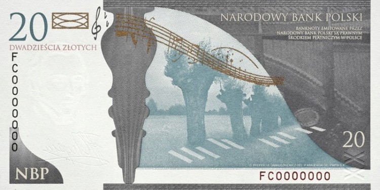 20 ZŁ 2010 CHOPIN - UNC W ETUI