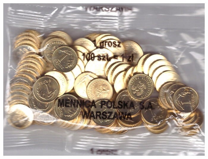 1 grosz 2020 r. WORECZEK MENNICZY