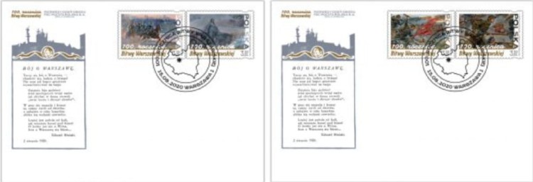 FDC Fi.5070-5073** BITWA WARSZAWSKA