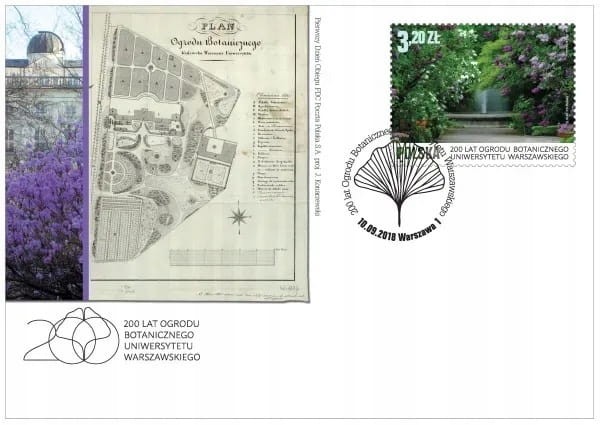 FDC Fi 4863 OGRÓD BOTANICZNY 2018