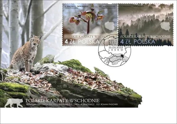 FDC Fi 5413-5414 KARPATY WSCHODNIE 2023