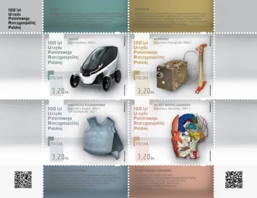 ARKUSZ Fi 4904-4907**10O LAT URZĘDU PATENTOWEGO RP 2018