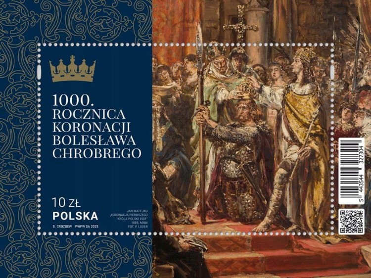 BLOK 391 **Fi 5443** 1000.ROCZ.KORONACJI CHROBREGO