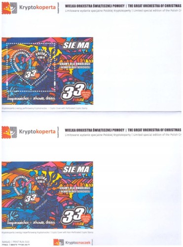 KRYPTOKOPERTA WOŚP 2025 - 2 SZT. - KOMPLET