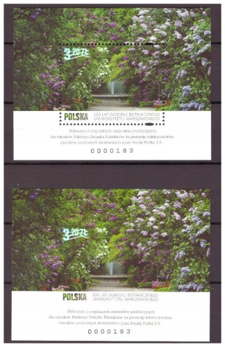 Fi 4863** OGRÓD BOTANICZNY ND-NOWODRUK A i B