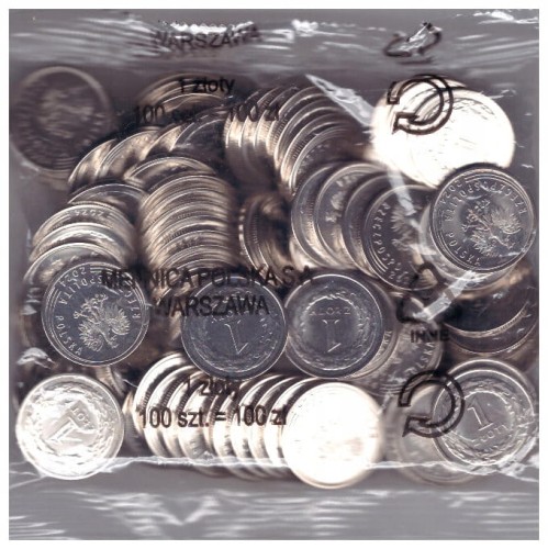 1 ZŁ ZŁOTY 2024 WORECZK MENNICZY/100 SZTUK/ - MW