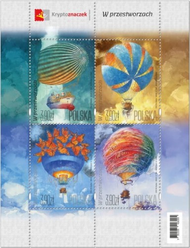 BLOK 383** B Fi 5351-54** POLSKA W PRZESTWORZACH