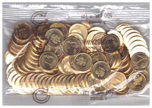 1 gr GROSZ 2024 WORECZEK MENNICZY/100 SZTUK/ - MW