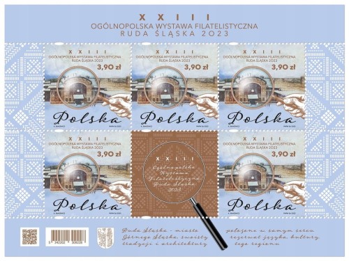 ARKUSZ Fi 5342 B ** XXIII WYSTAWA FILATELISTYCZNA RUDA ŚLĄSKA