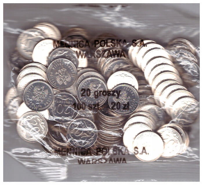 20 GR GROSZY 2017 r. WORECZEK MENNICZY