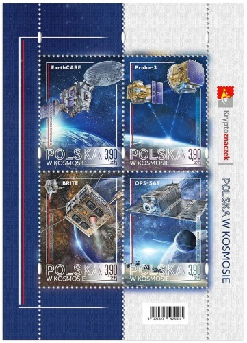 BLOK 369 B Fi 5277-75** POLSKA W KOSMOSIE