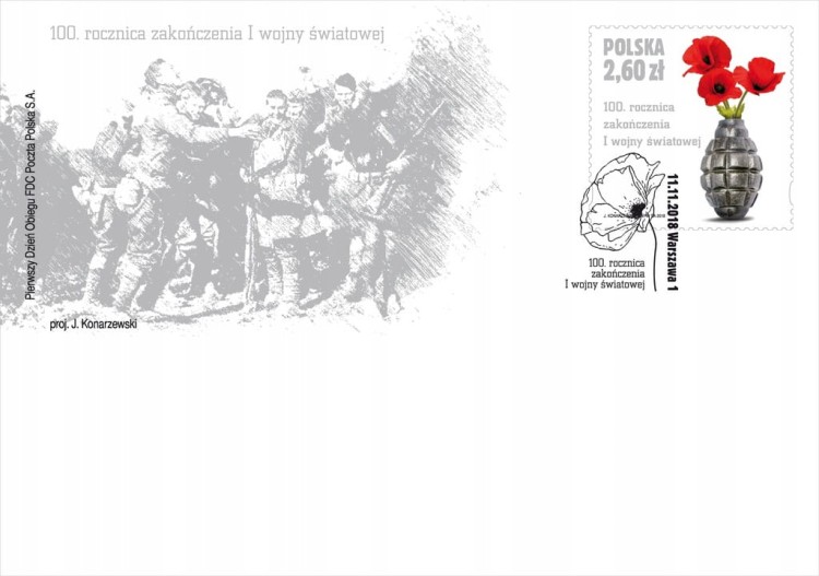 Fi.4903 FDC100.ROCZ.ZAKOŃCZENIA I WOJNY ŚWIATOWEJ