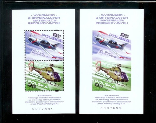 Fi.4631-4632** AIR SHOW-RADOM NOWODRUKI A i B