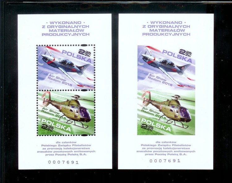 Fi.4631-4632** AIR SHOW-RADOM NOWODRUKI A i B