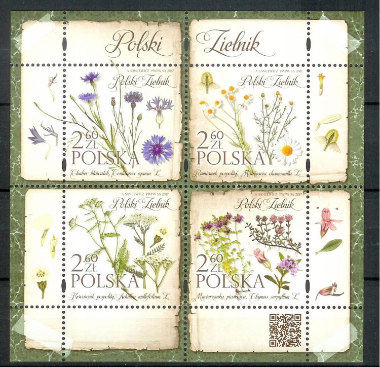 BLOK 307** POLSKI ZIELNIK 2017