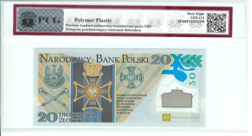 20 ZŁ 2014 LEGIONY POLSKIE NOTA PCG MAX.68