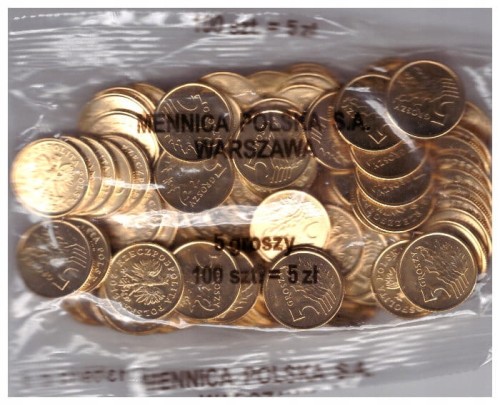 5 GR 2013 WORECZEK MENNICZY/100 SZTUK/ - MW