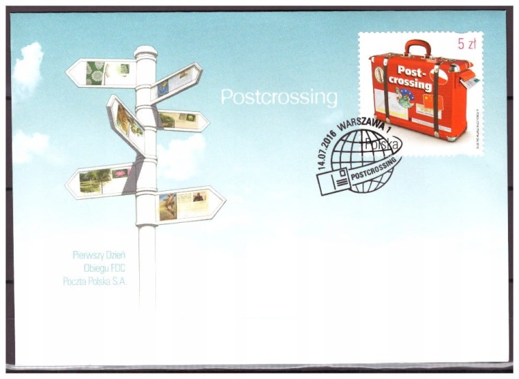 FDC Fi 4702 POSTCROSSING