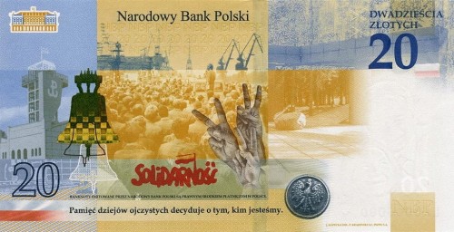 20 ZŁ 2021 LECH KACZYŃSKI - UNC
