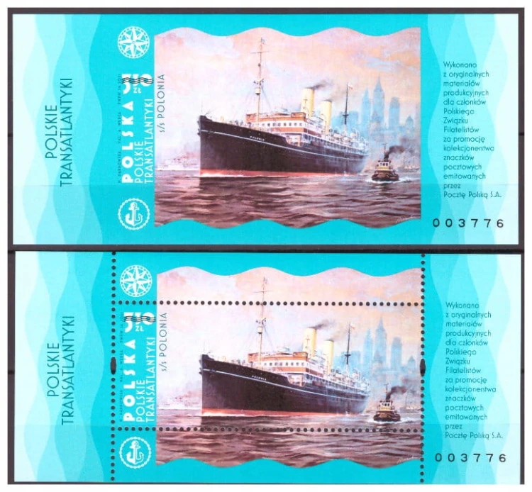 Fi 5165** POLSKIE TRANSATLANTYKI ND-NOWODRUK A i B