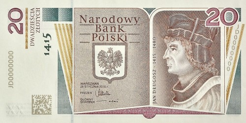 20 ZŁ 2015 JAN DŁUGOSZ