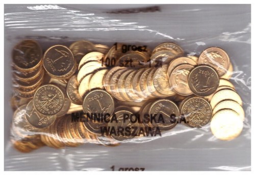 1 GR 2012 WORECZEK MENNICZY/100 SZTUK/