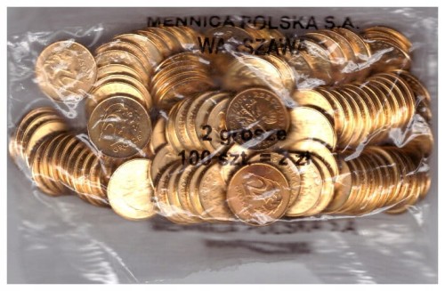 2 GR 2007 WORECZEK MENNICZY/100 SZTUK/