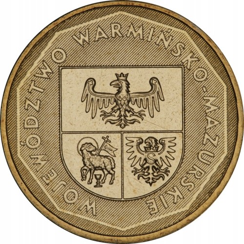 2zł 2005 r. WARMIŃSKO - MAZURSKIE