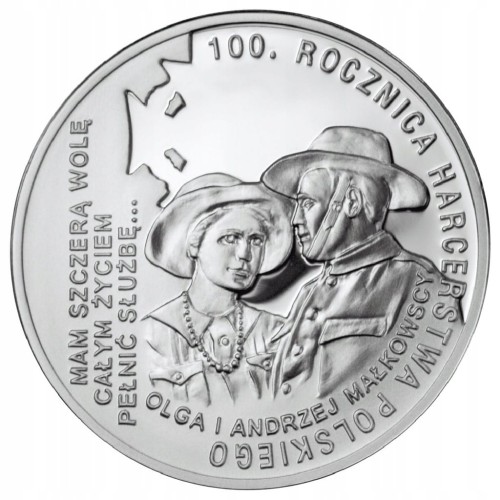 10 ZŁ 2010 HARCERSTWO POLSKIE - MENNICZA NBP !!!