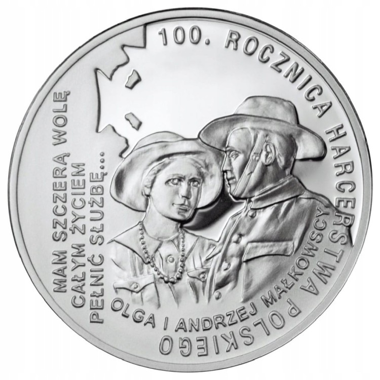 10 ZŁ 2010 HARCERSTWO POLSKIE - MENNICZA NBP !!!