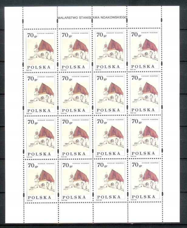ARKUSZE 3451-54** MALARSTWO NOAKOWSKIEGO